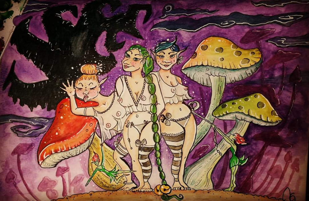 Illustration: Die drei von der Waldlichtung 1