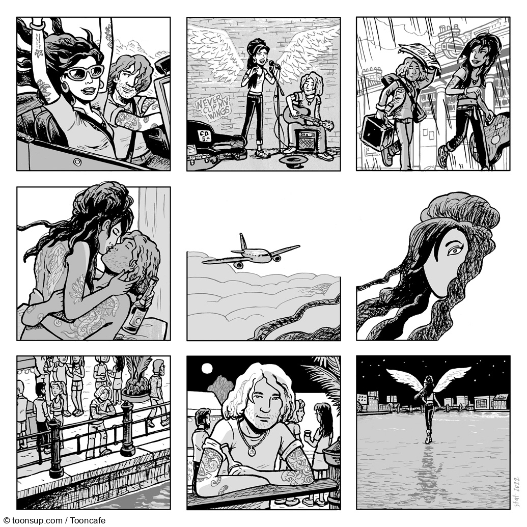 Comic: Amy Winehouse - Valerie 1