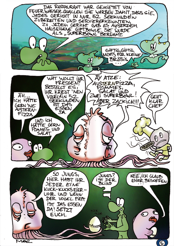 Comic: Pom's Dates: Im Restaurant 'Zum Kuck-Kuck' 6
