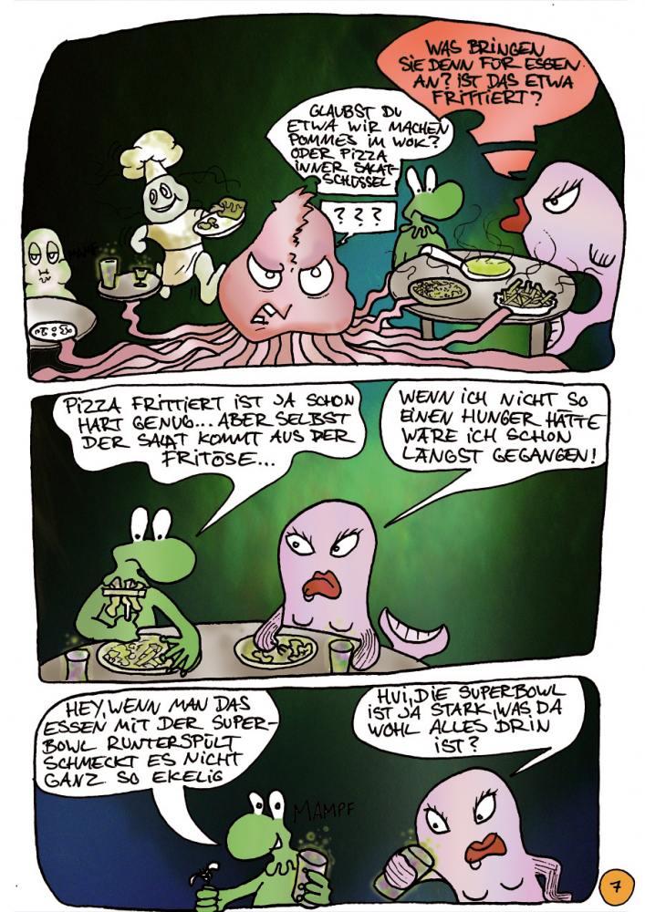 Comic: Pom's Dates: Im Restaurant 'Zum Kuck-Kuck' 8