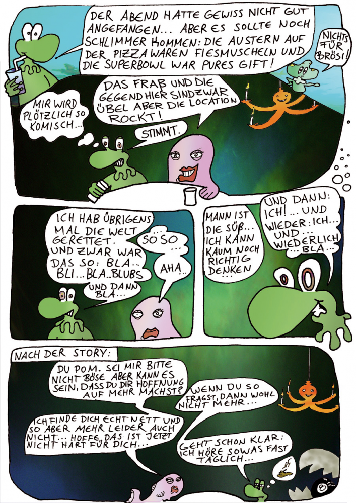 Comic: Pom's Dates: Im Restaurant 'Zum Kuck-Kuck' 9