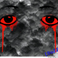 bloody eyes