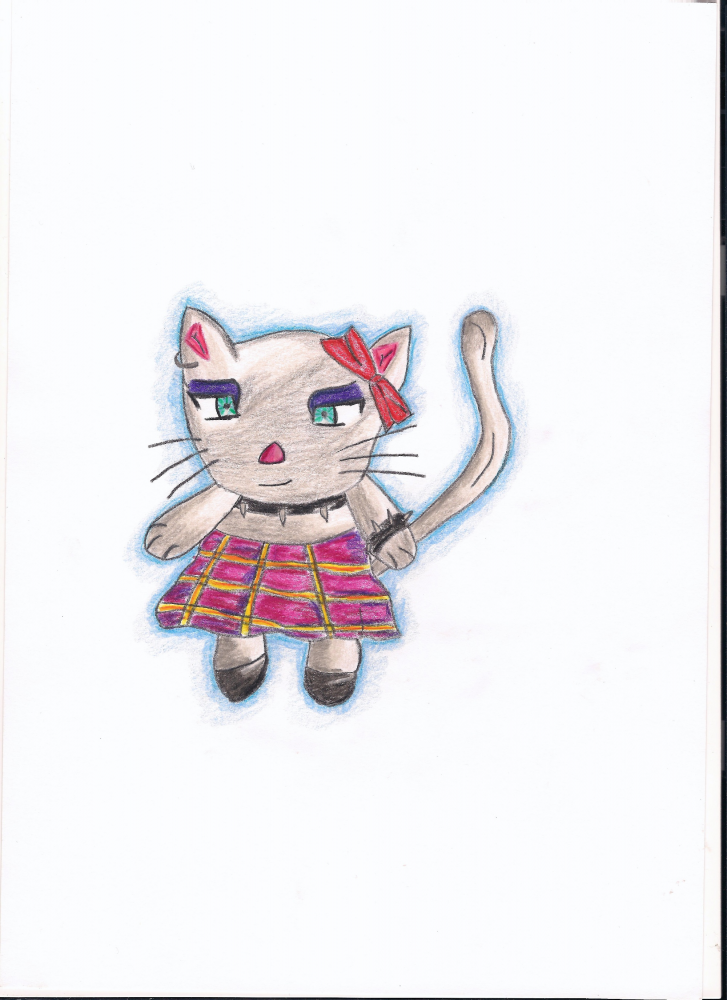 Anderes: gothic katze 1