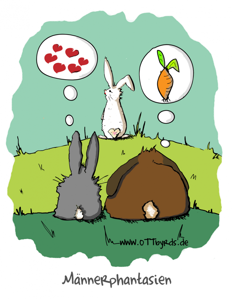 Cartoon: Männerphantasien 1