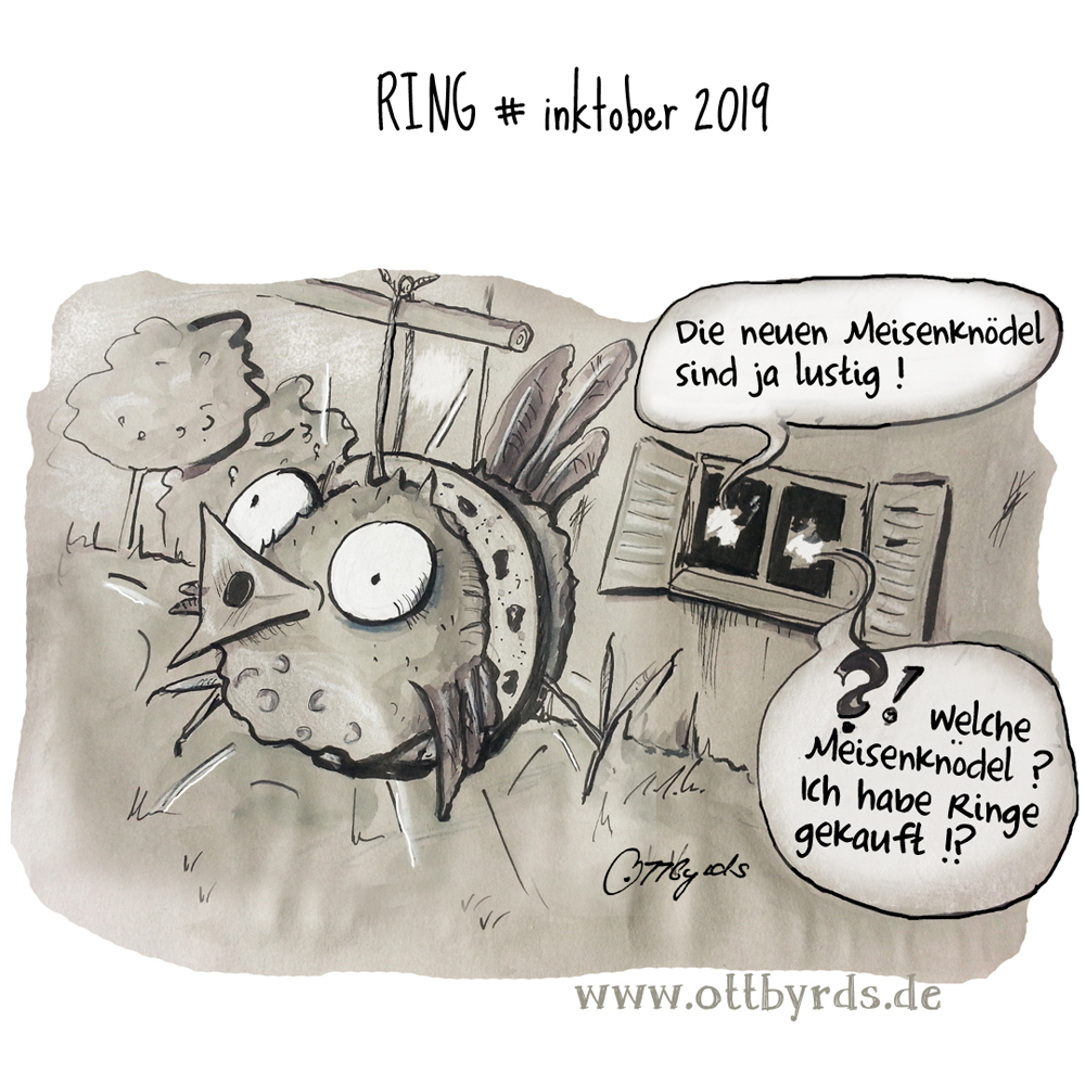 Cartoon: Ring # inktober2019 1