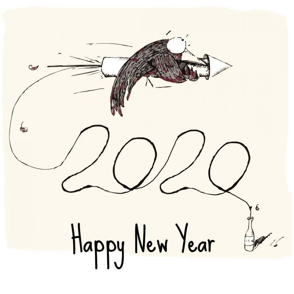 Cartoon: Happy New Year 1