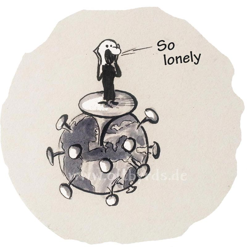 Cartoon: So lonely 1