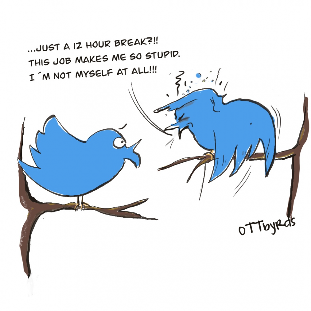 Cartoon: Lousy jobs on Twitter 1