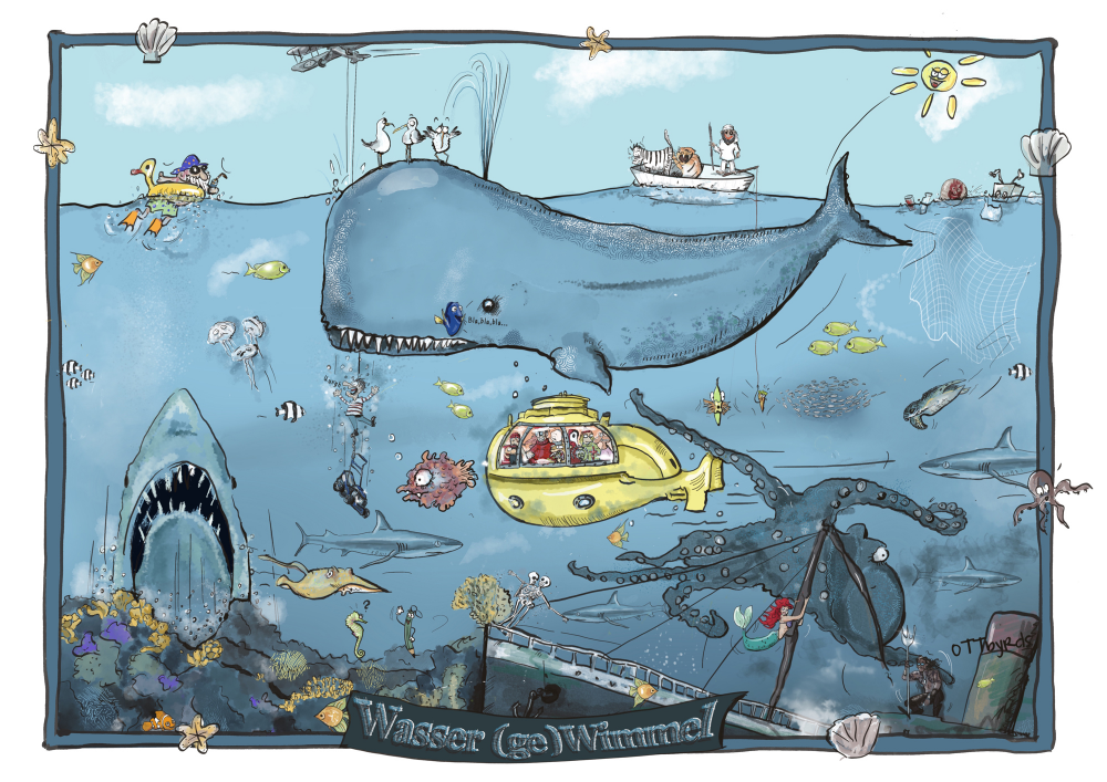 Illustration: Wassergewimmel 1