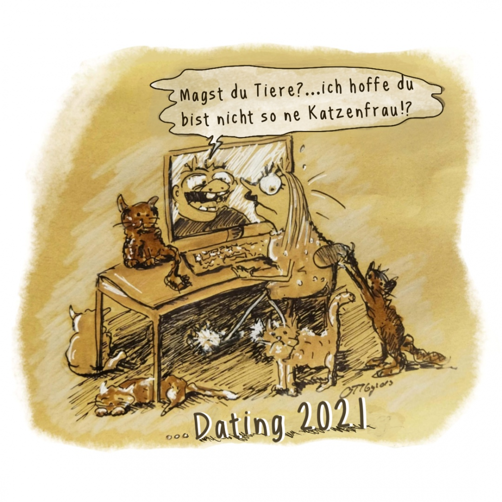 Cartoon: Dating 2021 1