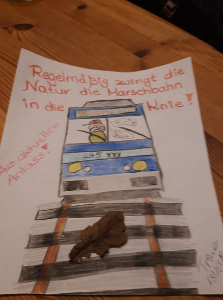 Illustration: Chaos Bahnverkehr im Norden 1