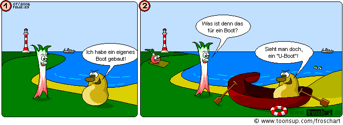 Cartoon: Comic 029 - "Fr. Rhabarber & Hr. Kartoffel" 1