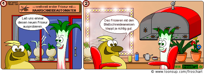 Comic: Comic 138 - "Fr. Rhabarber & Hr. Kartoffel" 1