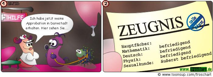 Comic: Comic 207 - 'Darmbakterie Harald' 1