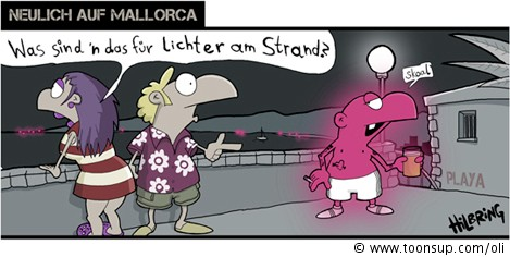 Cartoon: Neulich auf Mallorca... 1