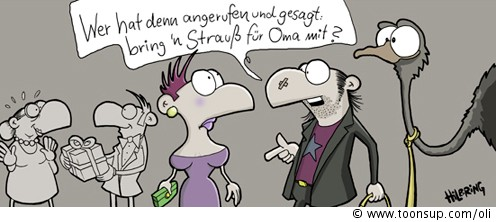 Cartoon: Oma hat Geburtstag... 1