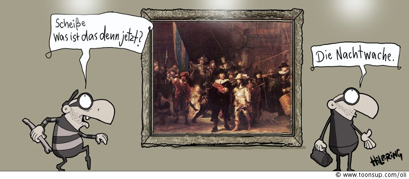 Cartoon: Nachts im Museum 2 ... 1