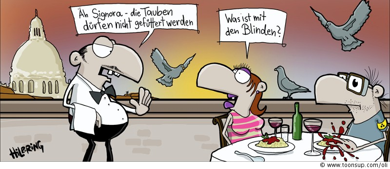 Cartoon: Ein Sommerabend in Venedig... 1