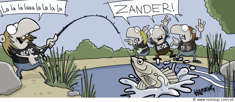 Cartoon: AC/DC Fans beim Angeln... 1