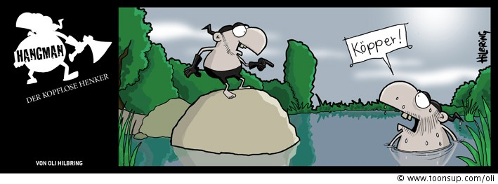 Cartoon: Hangman (11) und es war Sommer... 1