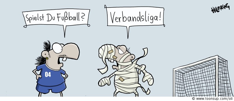Cartoon: Bolzplatz... 1