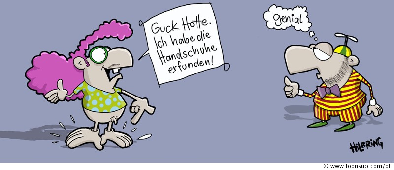 Cartoon: Hotte Mumpitz & Dr.Pink 1