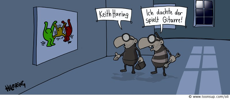 Cartoon: Nachts im Museum 3 (Kunstbanause) ... 1