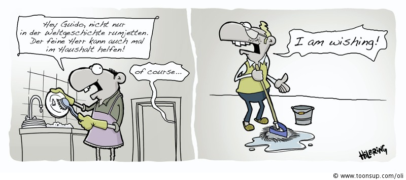 Cartoon: Die Westerwelle! (Lost in Translation 2) 1