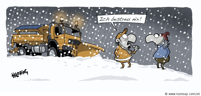 Cartoon: Das Salz ist aus... 1