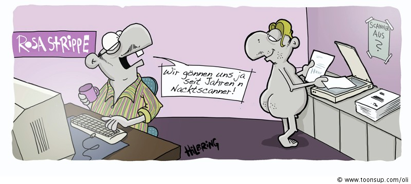 Cartoon: Nacktscanner... 1