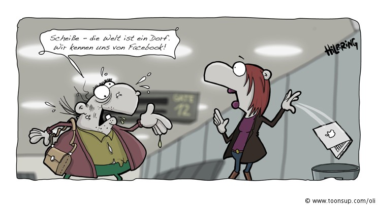 Cartoon: Facebook... 1