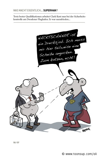 Cartoon: Was macht eigentlich Superman? 1