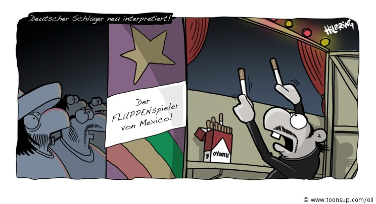 Cartoon: Deutscher Schlager neu interpretiert...(4) 1