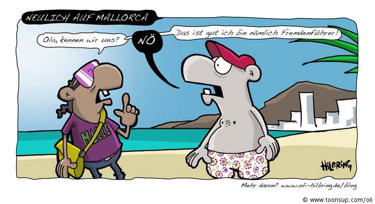 Cartoon: Neulich auf Mallorca 4 1