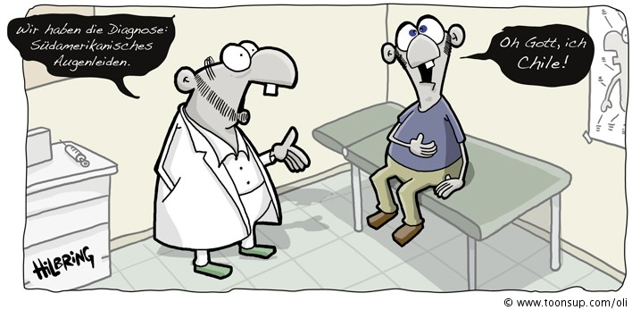 Cartoon: Neulich in der Augenklinik... 1