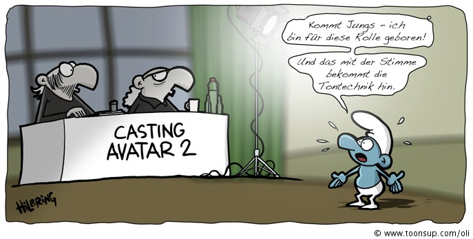 Cartoon: Avatar 2. Die Vorbereitungen laufen... 1
