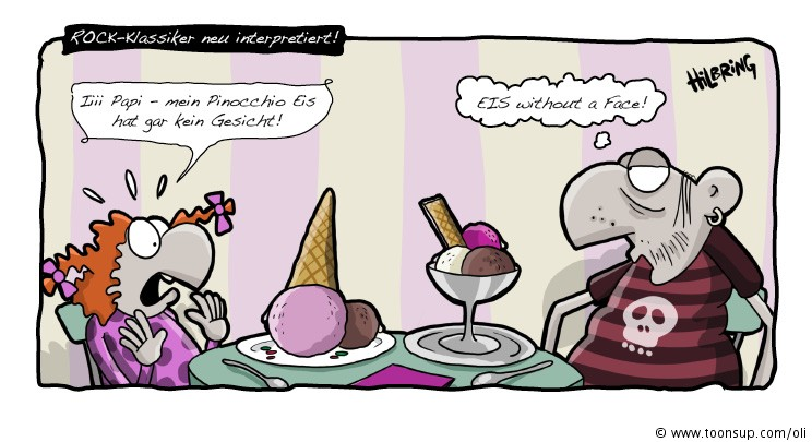 Cartoon: Rockklassiker neu interpretiert... 1