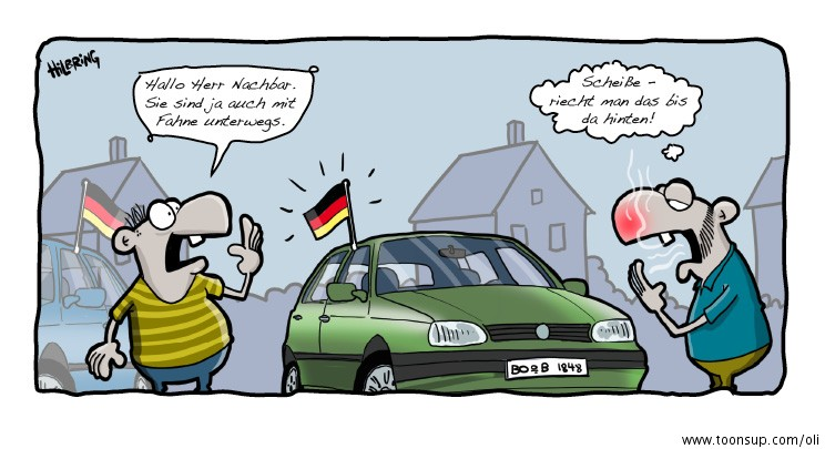Cartoon: Jetzt ist WM! 1