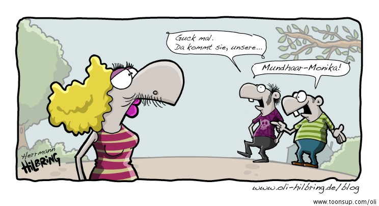 Cartoon: Spitzname... 1