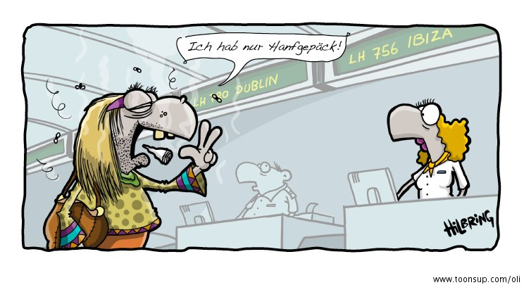 Cartoon: Neulich am Flughafen... 1