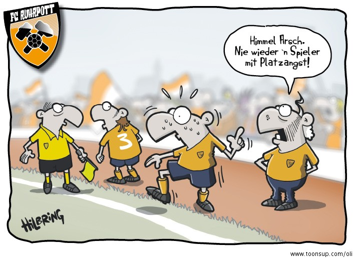 Cartoon: Panikattacke 1