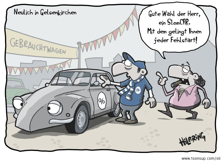 Cartoon: Fehlstart auf Schalke... 1