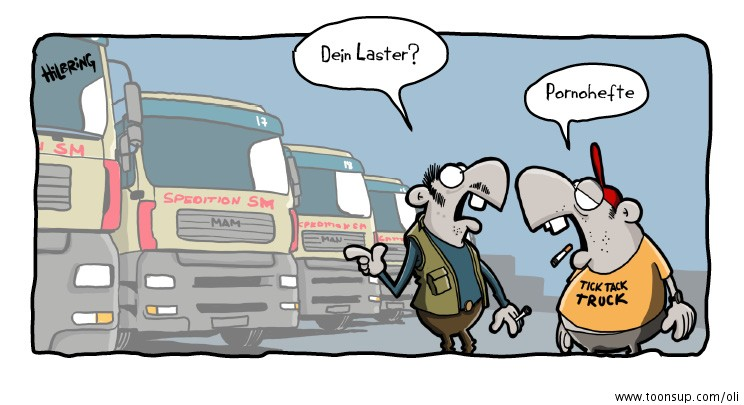 Cartoon: Truckstop 1