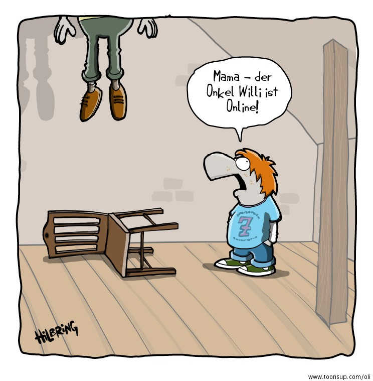 Cartoon: W-Online! 1