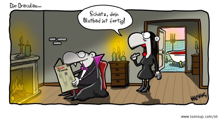 Cartoon: Die Draculas... 1