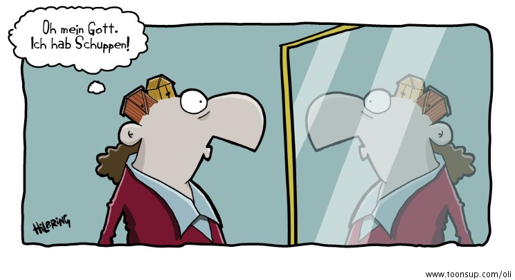 Cartoon: Spieglein. Spieglein. 1