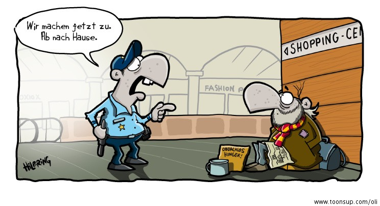 Cartoon: Neulich im Einkaufscenter 1