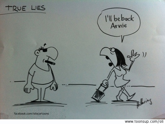 Cartoon: True Lies 1
