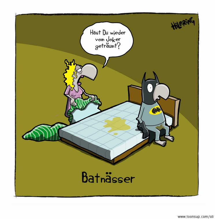 Cartoon: Nachts in Gotham City 1