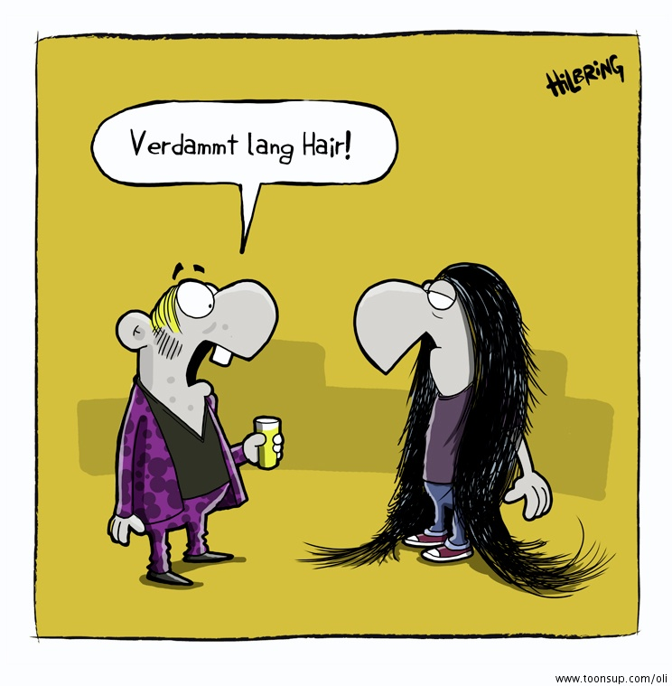 Cartoon: Rock+Popklassiker neu interpretiert 1